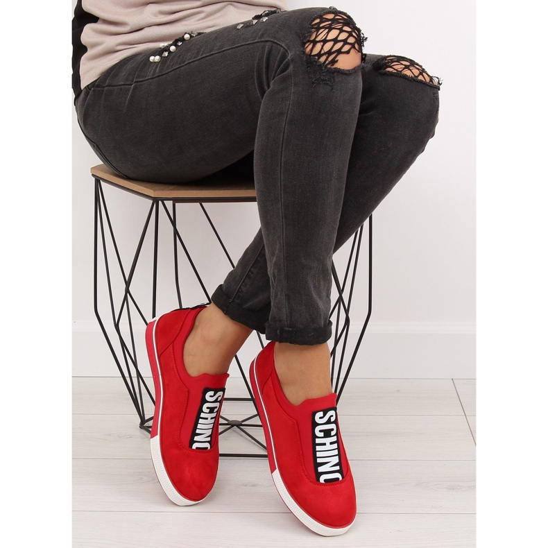 Baskets femme rouges NB178 Rouge 2