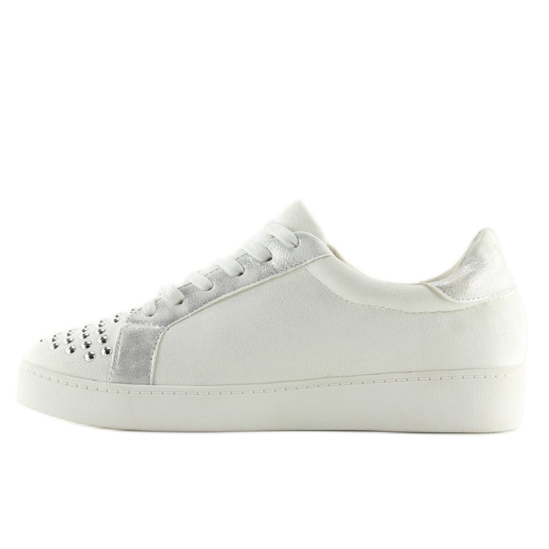 Baskets femme blanches G253 Blanc 1