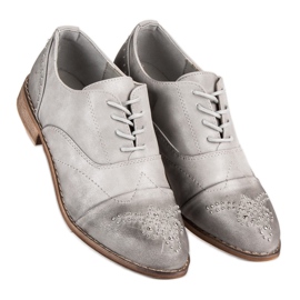 Super Me Chaussures à lacets à la mode gris 1 Super Me Chaussures à lacets à la mode gris 1