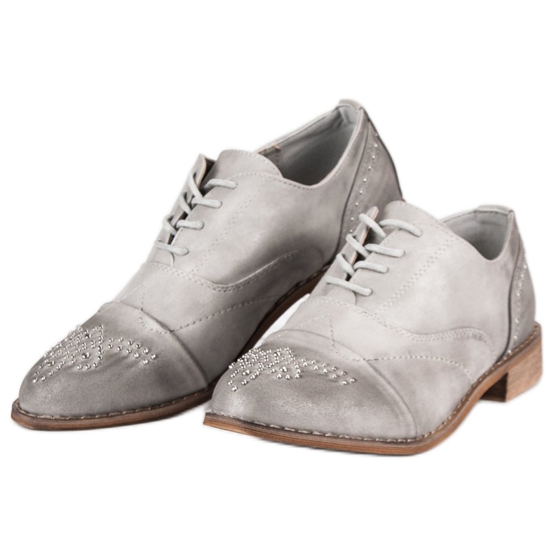 Super Me Chaussures à lacets à la mode gris 2 Super Me Chaussures à lacets à la mode gris 2