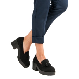 Ch. Creation Mocassins élégants le noir 5