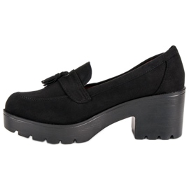 Ch. Creation Mocassins élégants noir 1