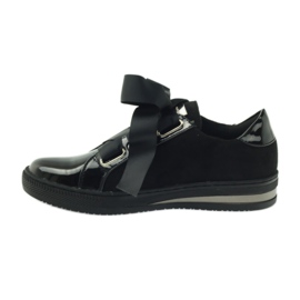 Creepers semelle intérieure cuir Filippo shoes le noir 2