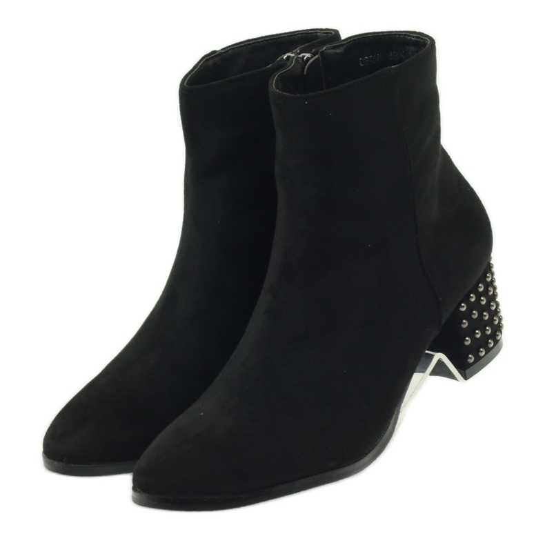 Bottes d'hiver noires à talons Filippo 540 3