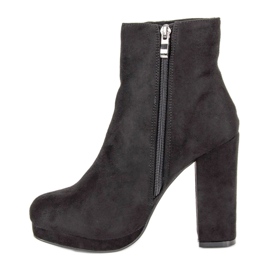 Small Swan Bottes classiques sur le poteau le noir 5