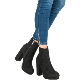 Small Swan Bottes classiques sur le poteau le noir 3