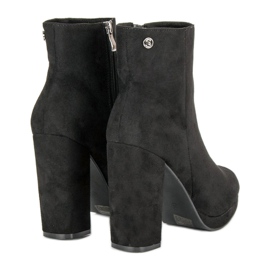 Small Swan Bottes classiques sur le poteau le noir 6