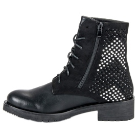 Travailleur de bottes de roche noir 1
