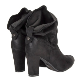 Boots en daim sur le poteau VINCEZA le noir 3