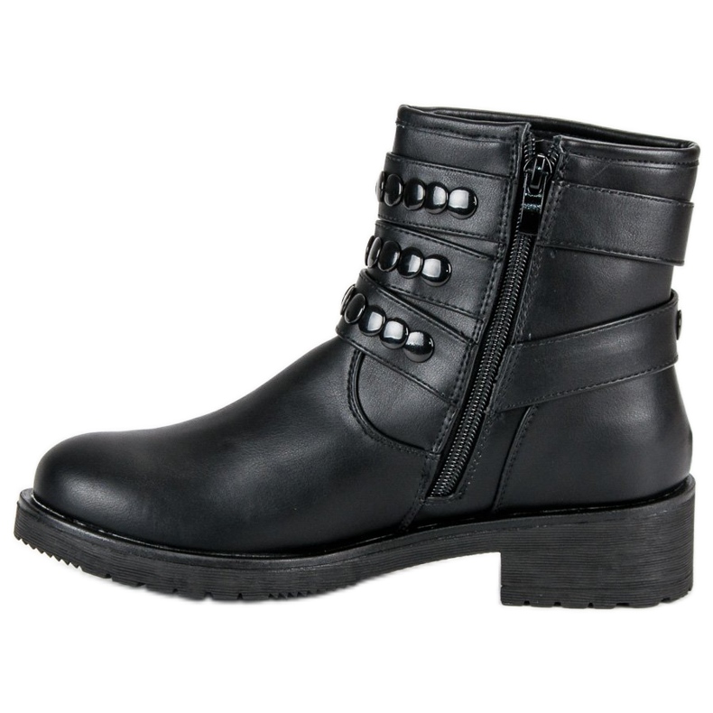 Bottes de travail élégantes noir 1