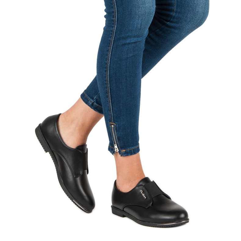 Miss Laura Chaussures à enfiler noires 2