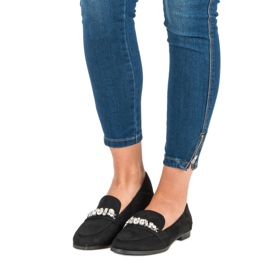 Bestelle Mocassins noirs élégants le noir 2