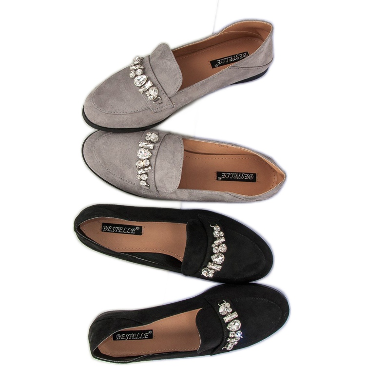 Bestelle Mocassins noirs élégants le noir 1 Bestelle Mocassins noirs élégants le noir 1