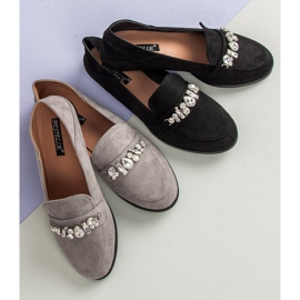 Bestelle Mocassins gris élégants 1
