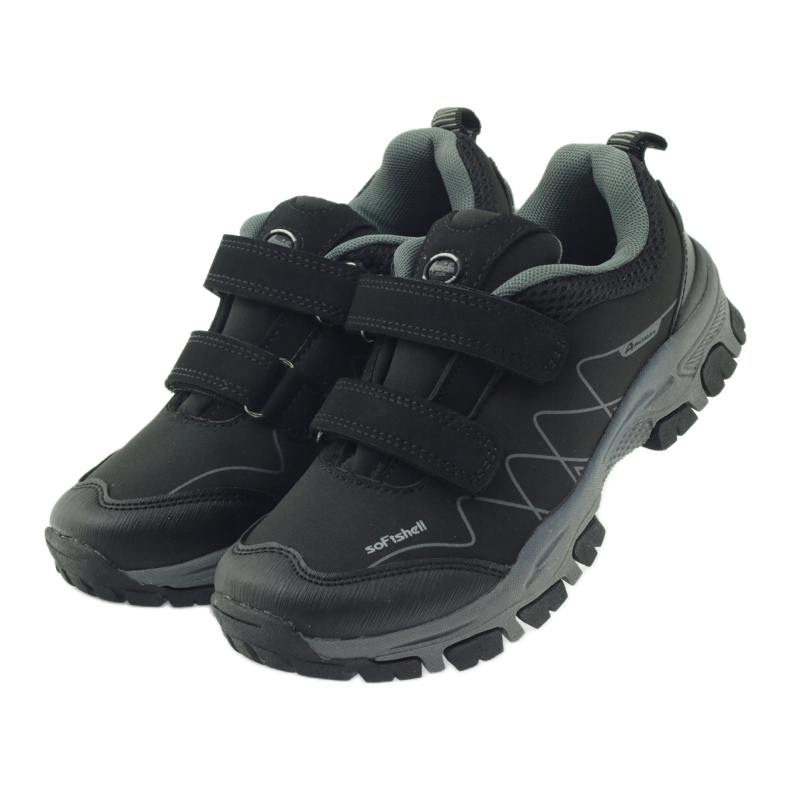 American Club Chaussures de sport américaines ADI pour enfants 1803 noir 4