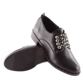 Mocassins femme noirs C-7160 Noir le noir 1