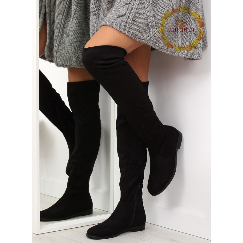 Bottes de mousquetaire noires classiques 887 le noir 1