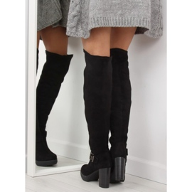 Noir 862-GG Bottines compensées noires le noir 4
