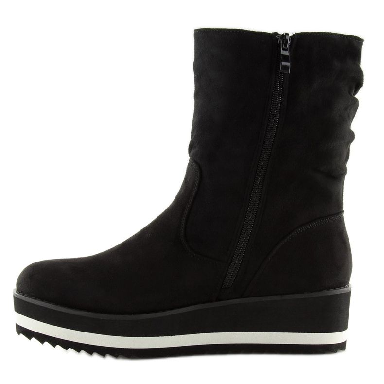 Bottes noires pour femmes JS7026 Noir le noir 2