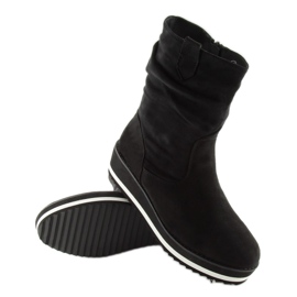 Bottes noires pour femmes JS7026 Noir le noir 3
