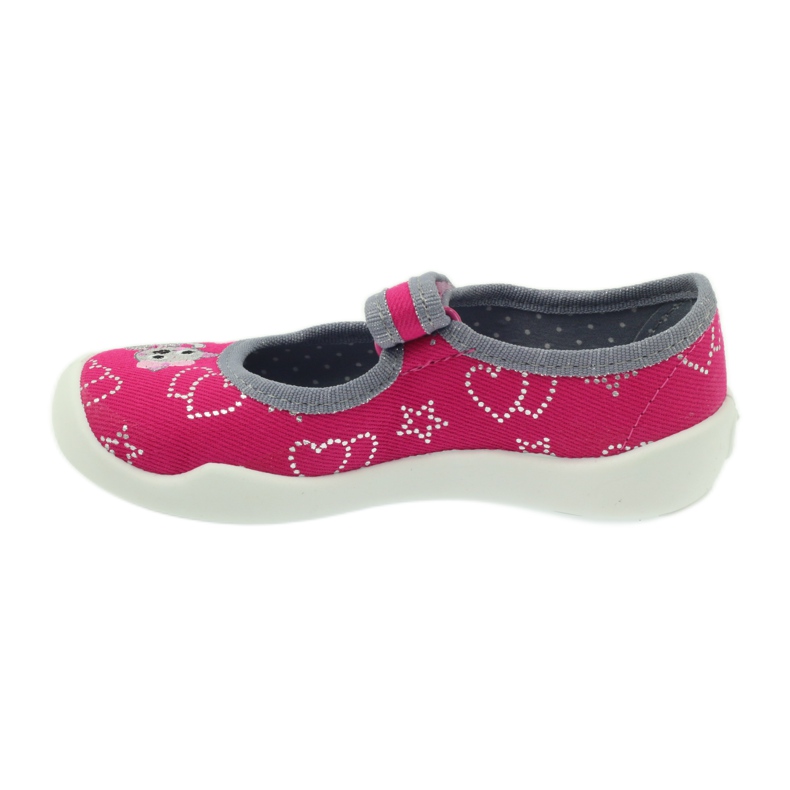 Befado chaussures pour enfants ballerines chaussons 114x308 gris rose 2