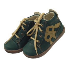 Ren But Chaussures pour enfants en cuir 1501 vert 4