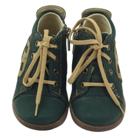 Ren But Chaussures pour enfants en cuir 1501 vert 3