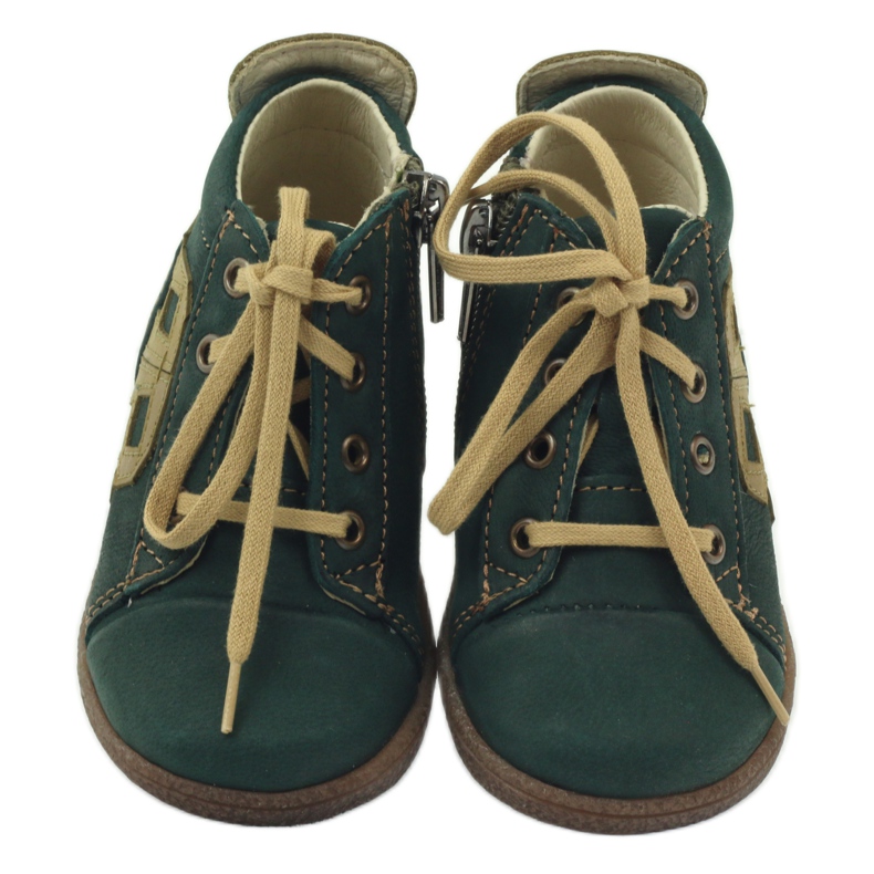 RenBut Chaussures pour enfants en cuir 1501 vert 3