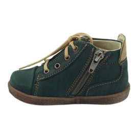 Ren But Chaussures pour enfants en cuir 1501 vert 2