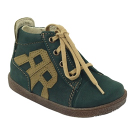 Ren But Chaussures pour enfants en cuir 1501 vert 1