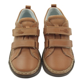 Chaussures pour garçons avec des navets Ren But 1429 brun 3