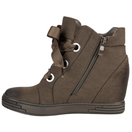 Baskets vert foncé VINCEZA 2