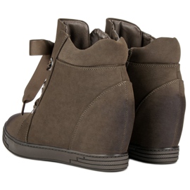 Baskets vert foncé VINCEZA 3