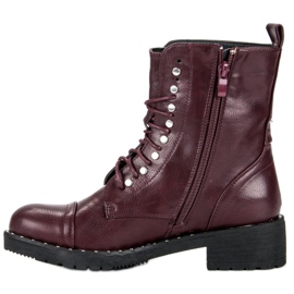 Bottes bordeaux rouge 1 Bottes bordeaux rouge 1