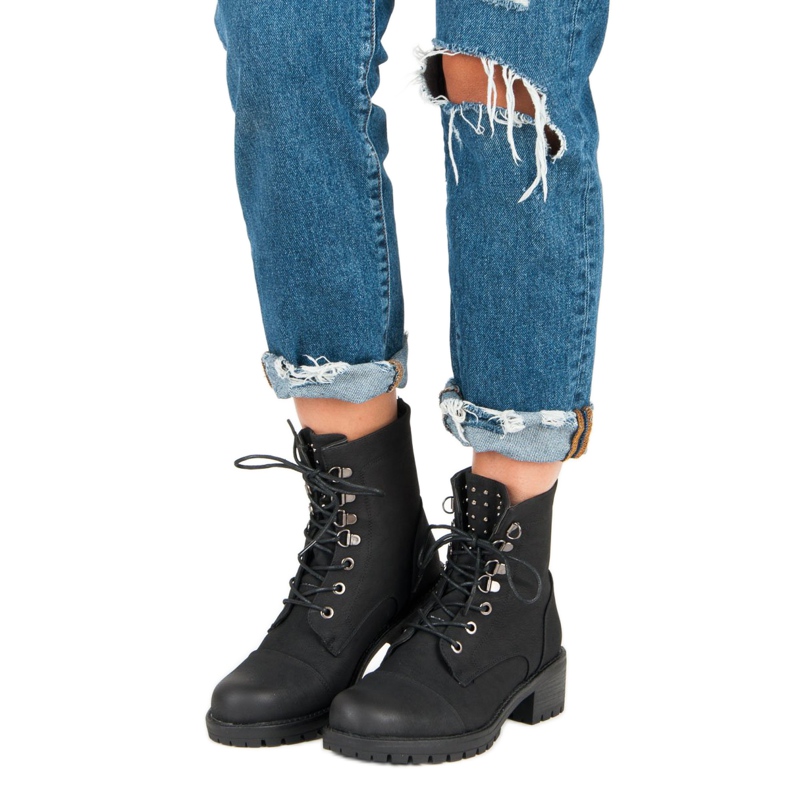 Travailleurs noirs élégants de VINCEZA le noir 1