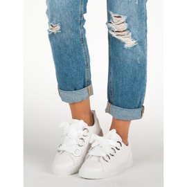 Super Me Baskets blanches à lacets 1 Super Me Baskets blanches à lacets 1