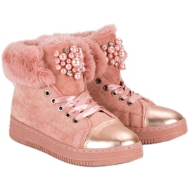 Baskets chaudes rose 2