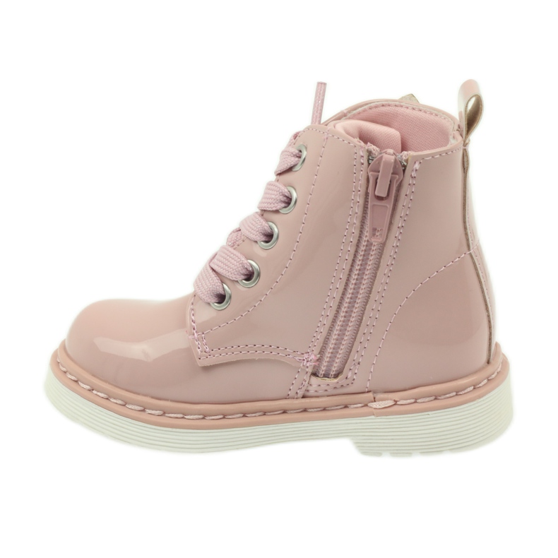 American Club Bottines américaines bottines chaussures pour enfants 1424 rose 2