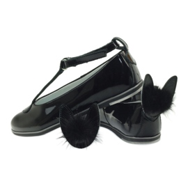 Ballerines bidons avec oreilles Bartek 45025 le noir 6