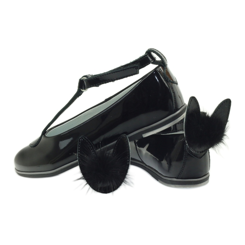 Ballerines bidons avec oreilles Bartek 45025 noir 6