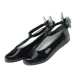 Ballerines bidons avec oreilles Bartek 45025 noir 5