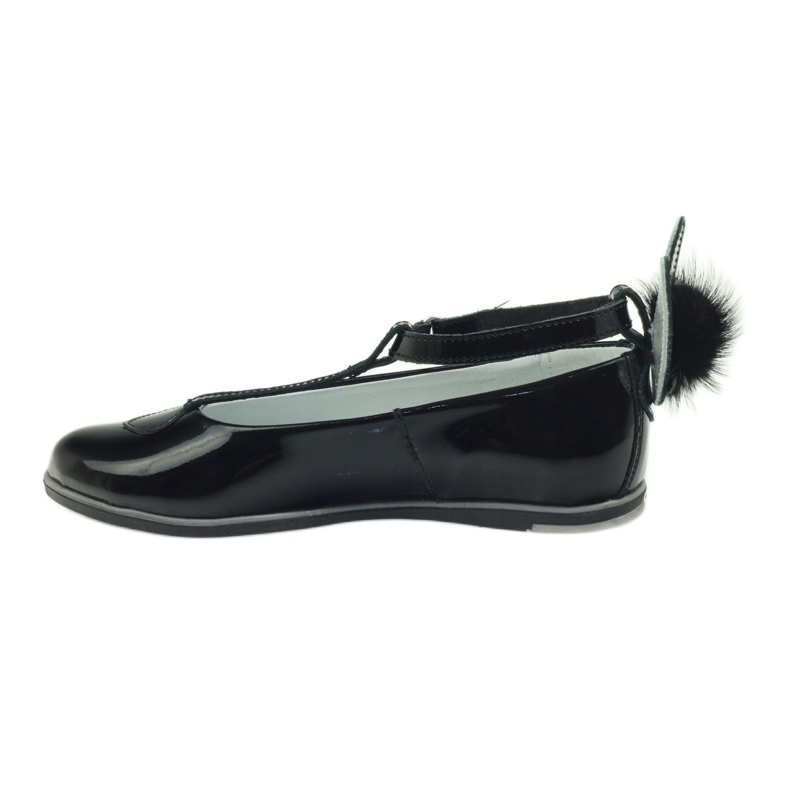 Ballerines bidons avec oreilles Bartek 45025 noir 2