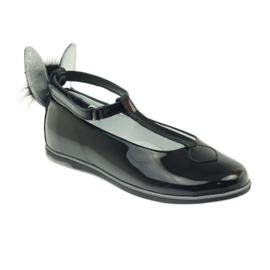 Ballerines bidons avec oreilles Bartek 45025 noir 1