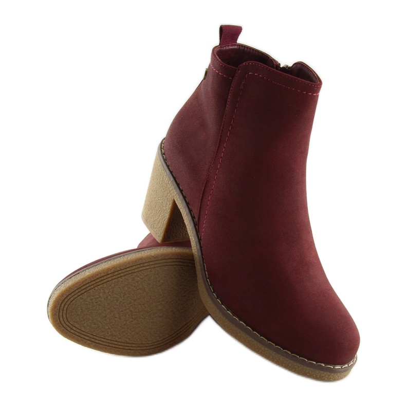 Bottes bordeaux 7B670 Vin rouge 1