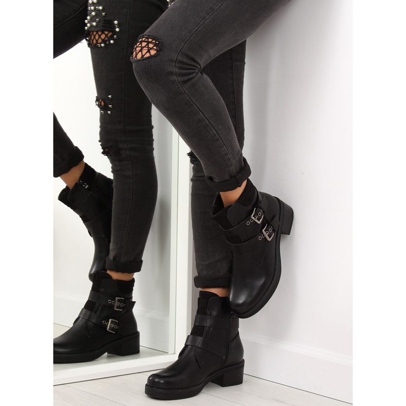 Noir Bottes noires pour femmes 7B706 Noir 1