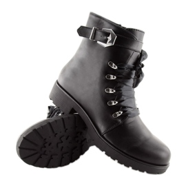 Bottes noires et un ruban noir FC-H125 Black 2