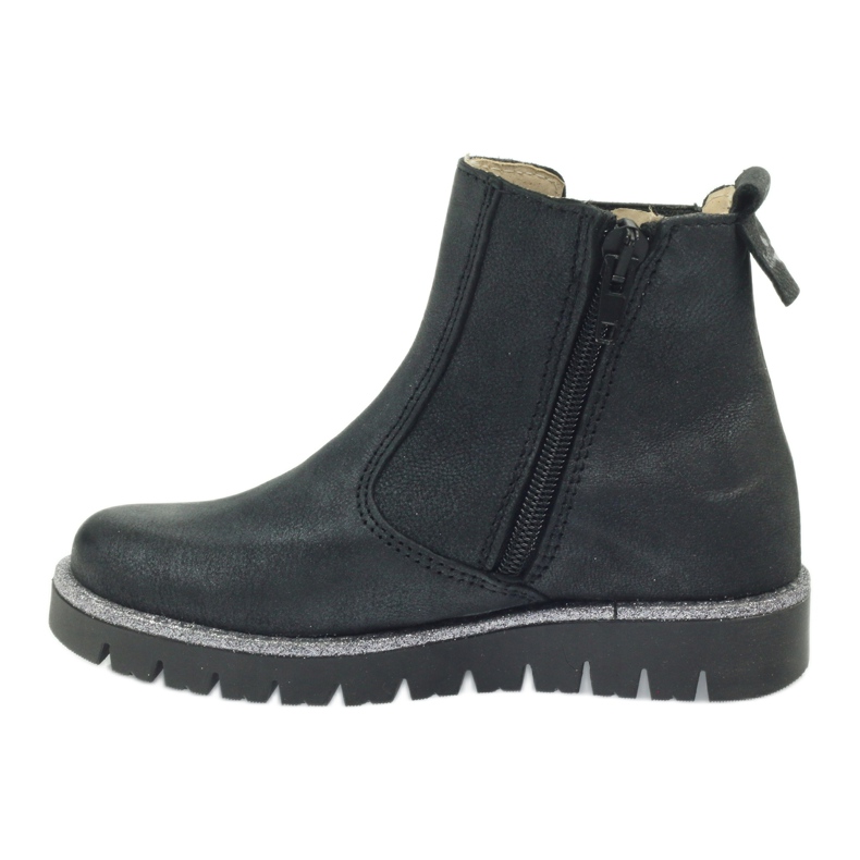 Bottines fille Ren But 3316 noir gris 2