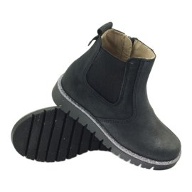 Bottines fille Ren But 4389 noir le noir 3