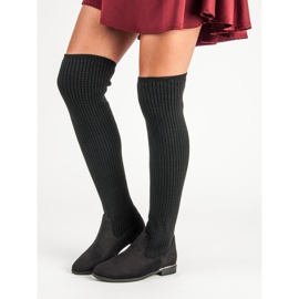 Super Me Bottes ajustées pour femmes le noir 2