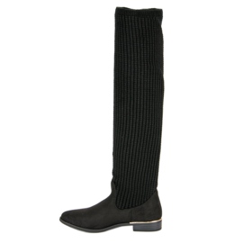 Super Me Bottes ajustées pour femmes le noir 1